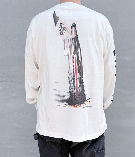 SAINT MICHAEL/BTB_LS T-SHIRT/BEASTIEBOYS/WHT