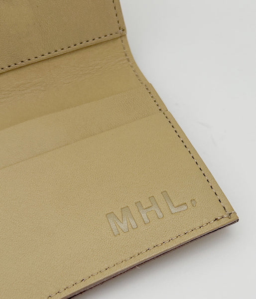 MHL./BASIC LEATHER THREE FOLD WALLET