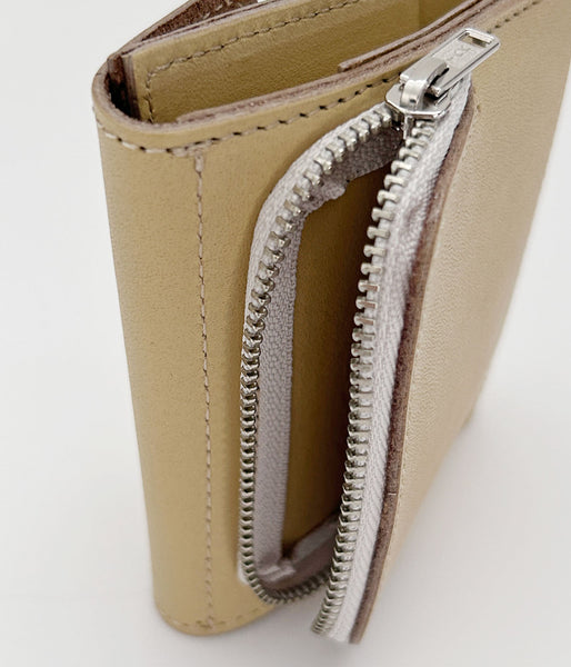 MHL./BASIC LEATHER THREE FOLD WALLET