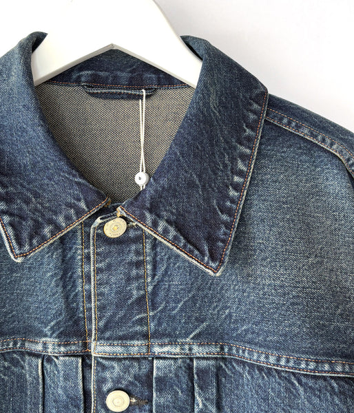 blurhms ROOTSTOCK/13.5oz 2ND TYPE DENIM JACKET (USED-indigo)
