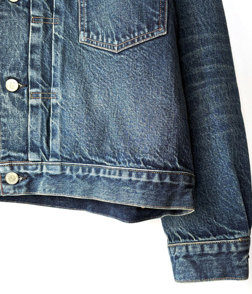 blurhms ROOTSTOCK/13.5oz 2ND TYPE DENIM JACKET (USED-indigo)