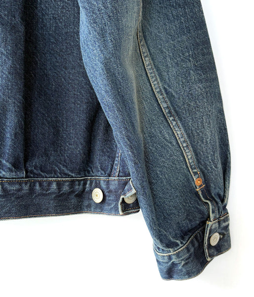blurhms ROOTSTOCK/13.5oz 2ND TYPE DENIM JACKET (USED-indigo)