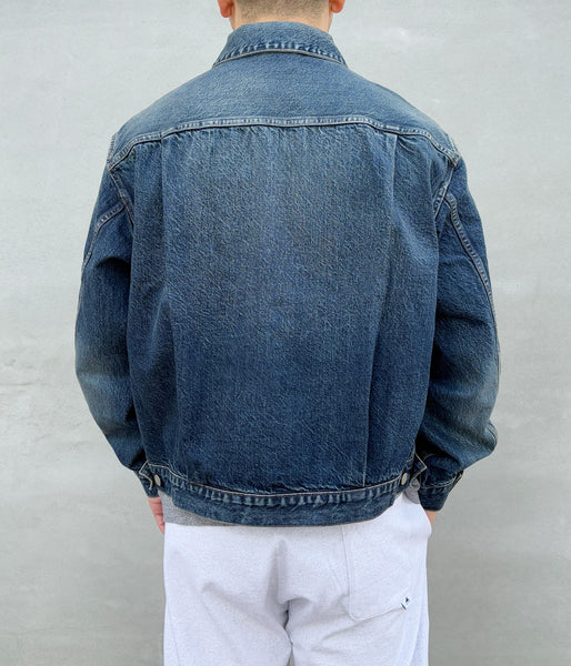blurhms ROOTSTOCK/13.5oz 2ND TYPE DENIM JACKET (USED-indigo)