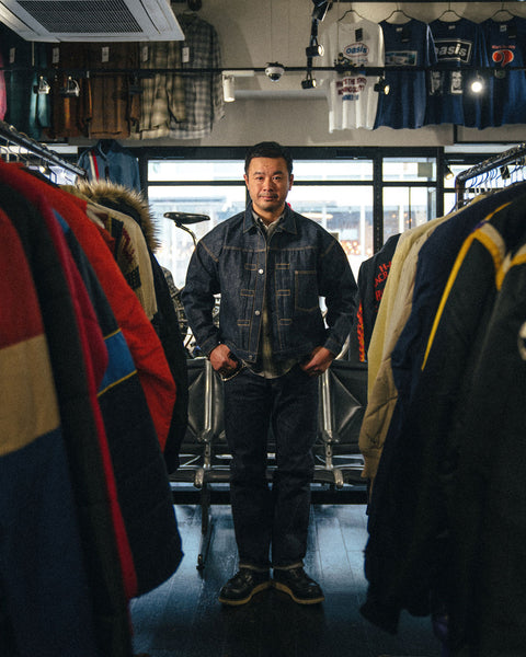 SAINT MICHAEL/BBJ_DENIM JACKET/REGID/BLUE