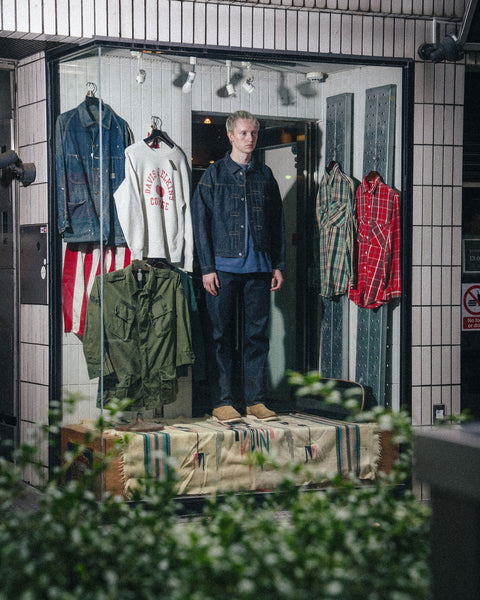 SAINT MICHAEL/BBJ_DENIM JACKET/REGID/BLUE