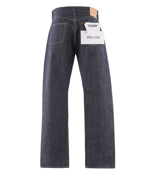 SAINT MICHAEL/BBJ_DENIM PANTS/REGID/BLUE
