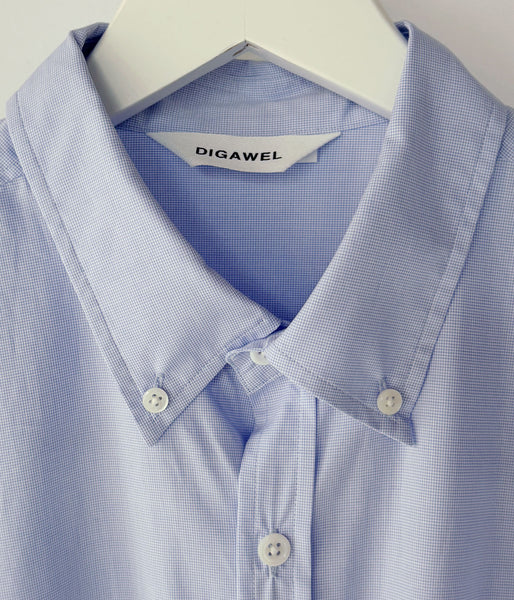 DIGAWEL/Buttondown shirt (BLUE)