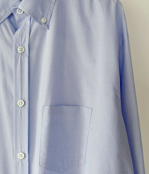 DIGAWEL/Buttondown shirt (BLUE)