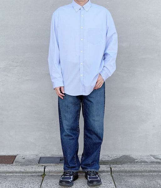 DIGAWEL/Buttondown shirt (BLUE)