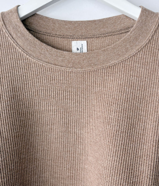 blurhms ROOTSTOCK/ROUGH&SMOOTH THERMAL P/O (HEATHER BEIGE)