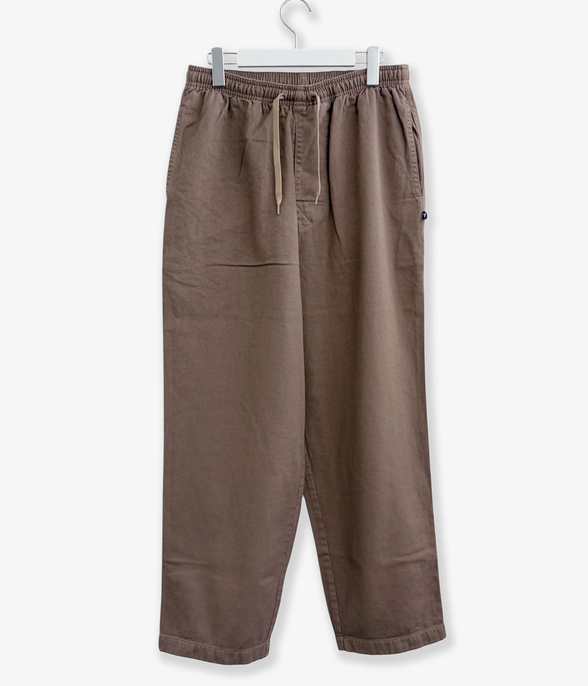 DESCENDANT/SHORE TWILL BEACH TROUSERS PIGMENT DYE (BROWN)