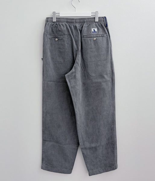 DESCENDANT/SHORE TWILL BEACH TROUSERS PIGMENT DYE (GRAY)