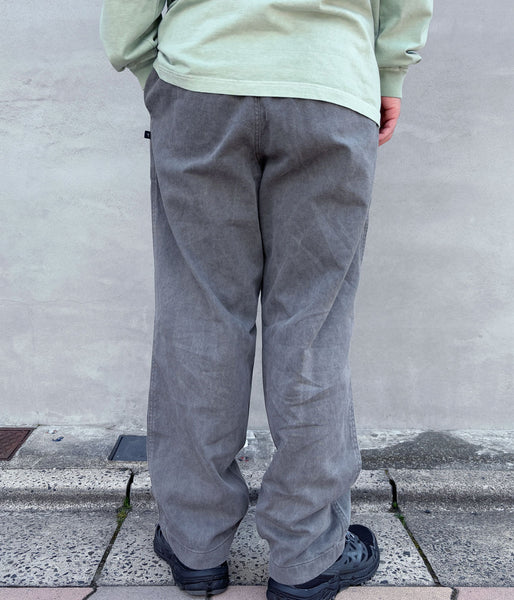 DESCENDANT/SHORE TWILL BEACH TROUSERS PIGMENT DYE (GRAY)