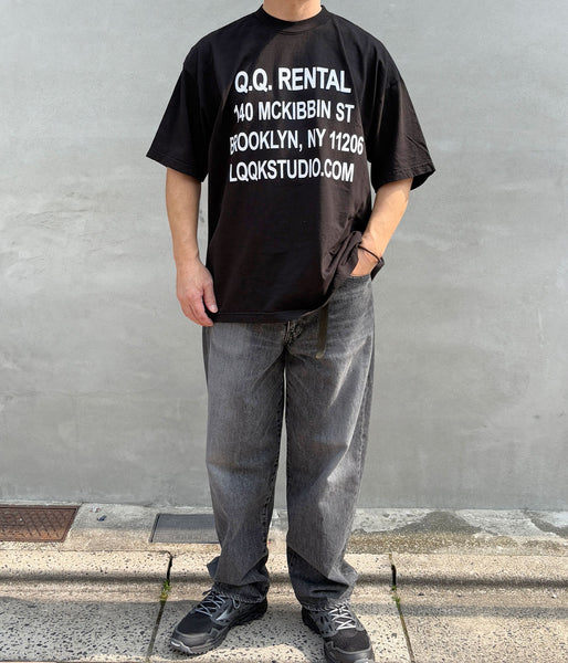 LQQK Studio/RENTALS TEE (BLACK)