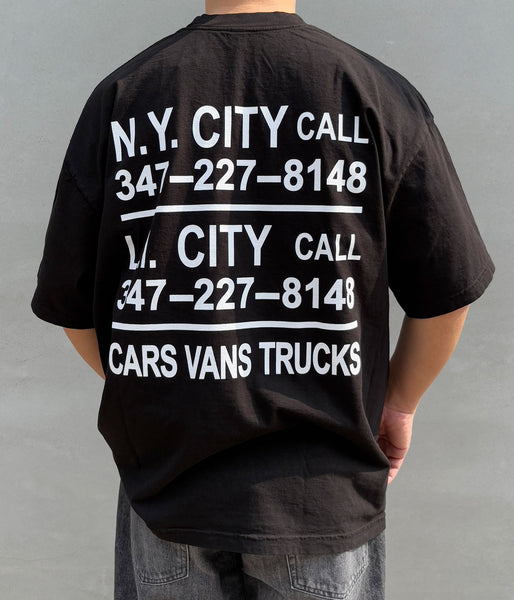 LQQK Studio/RENTALS TEE (BLACK)