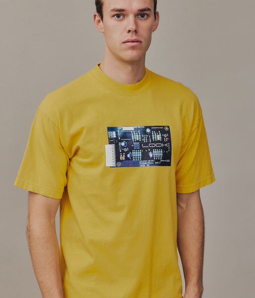 LQQK Studio/CIRCUIT BORD TEE (YELLOW)