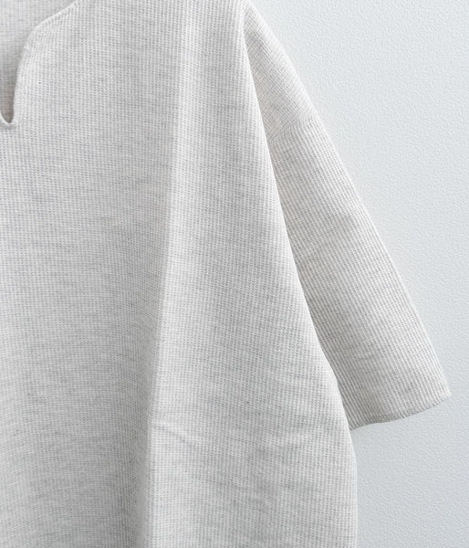 blurhms ROOTSTOCK/ROUGH&SMOOTH THERMAL OVER NECK (HEATHER OATMEAL)