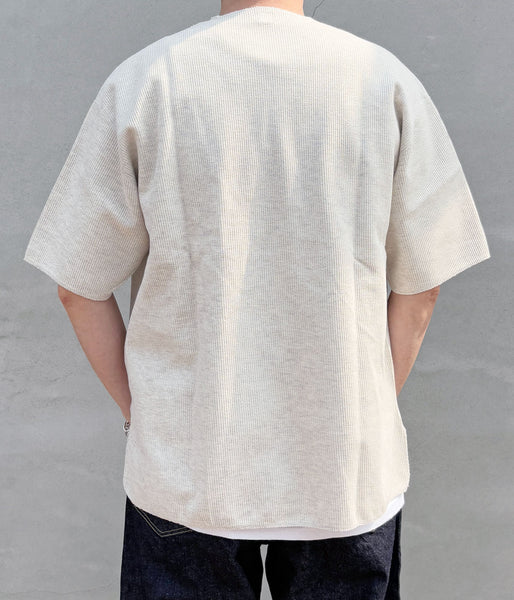 blurhms ROOTSTOCK/ROUGH&SMOOTH THERMAL OVER NECK (HEATHER OATMEAL)