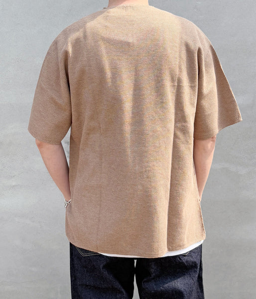 blurhms ROOTSTOCK/ROUGH&SMOOTH THERMAL OVER NECK (HEATHER BEIGE)