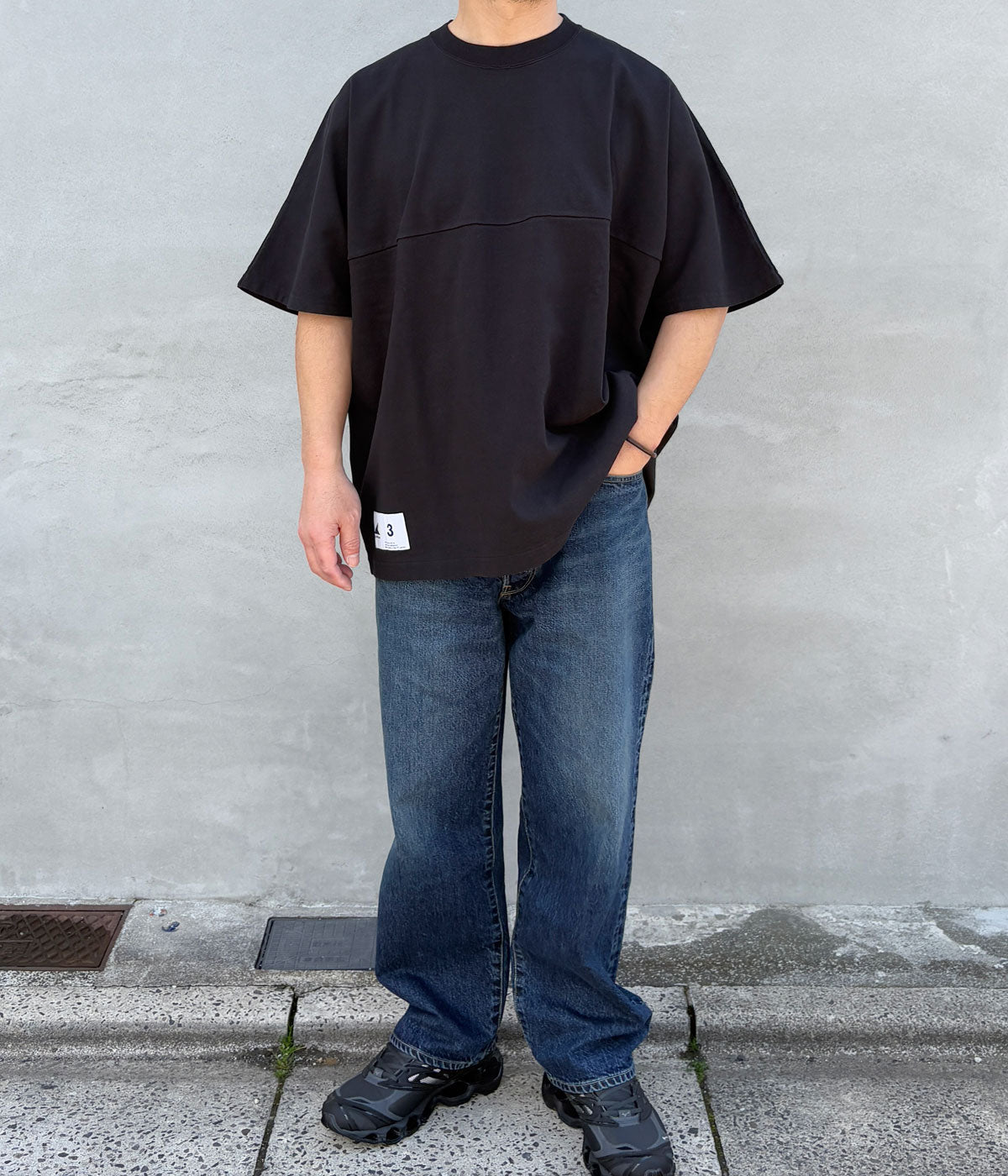 DESCENDANT/CETUS JERSEY SS (BLACK)