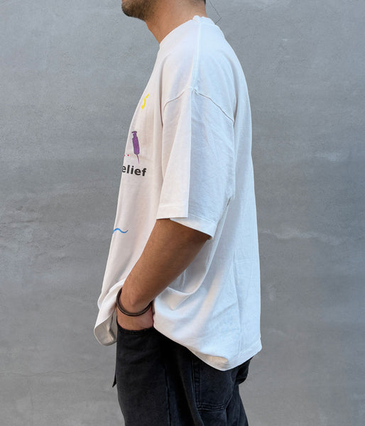 SAINT MICHAEL/SS T-SHIRT/BODY/WHITE