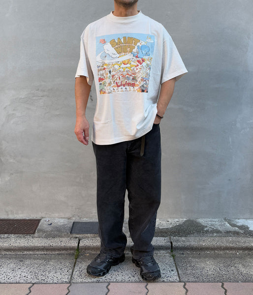 SAINT MICHAEL/SS T-SHIRT/SAINT WET/WHITE