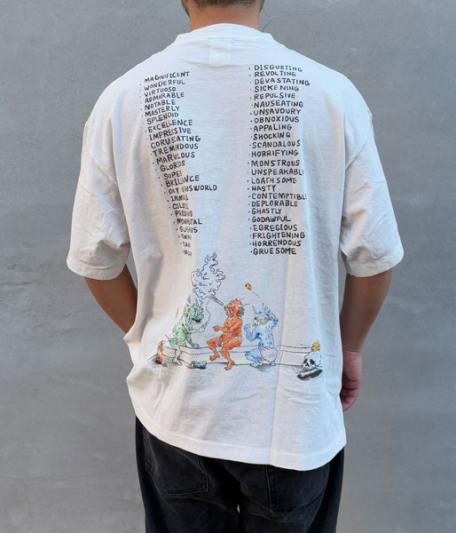 SAINT MICHAEL/SS T-SHIRT/SAINT WET/WHITE