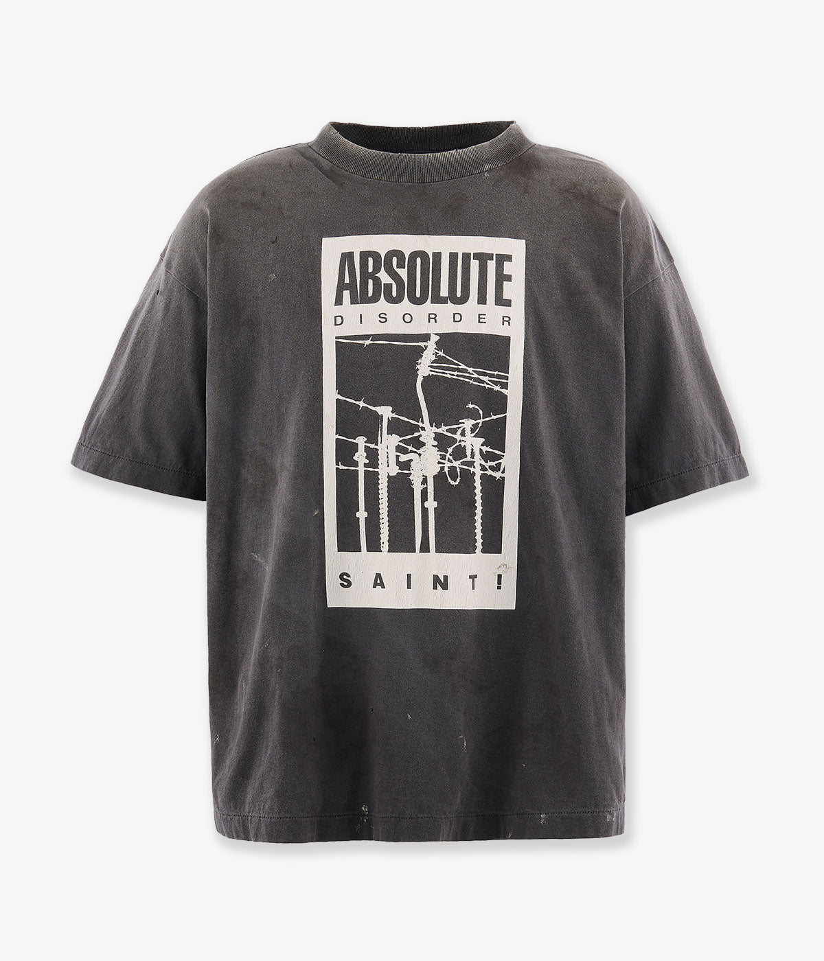 SAINT MICHAEL/KK_SS T-SHIRT/ABSOLUTE/BLACK