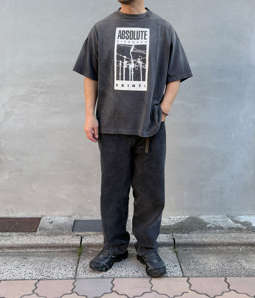 SAINT MICHAEL/KK_SS T-SHIRT/ABSOLUTE/BLACK