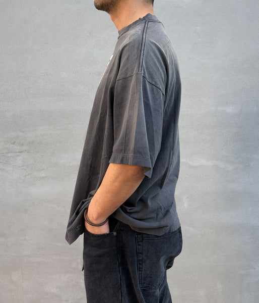 SAINT MICHAEL/KK_SS T-SHIRT/ABSOLUTE/BLACK
