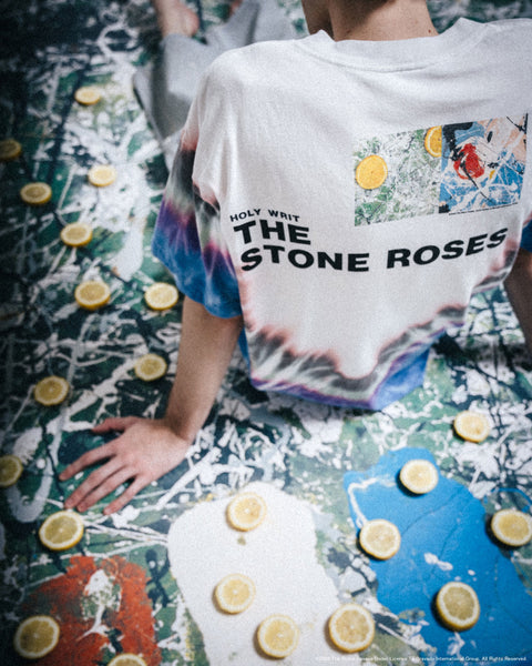 SAINT MICHAEL/TSR_SS T-SHIRT/LEMON/TIE DYE