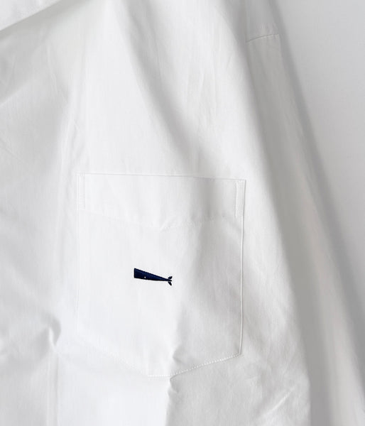 DESCENDANT/SUMMER OXFORD LS SHIRT (WHITE)