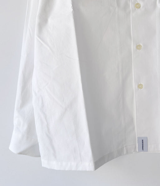 DESCENDANT/SUMMER OXFORD LS SHIRT (WHITE)