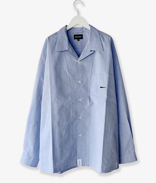 DESCENDANT/SUMMER OXFORD LS SHIRT (BLUE)