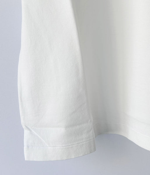 blurhms ROOTSTOCK/RAREGROOVE Print Tee WIDE (White×White-PT)