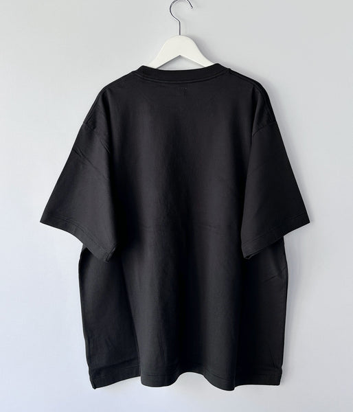blurhms ROOTSTOCK/RAREGROOVE Print Tee WIDE (InkBlack×Blue-PT)