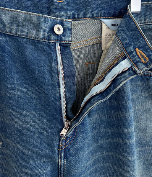 DIGAWEL/Distressed jeans (FADE NAVY)