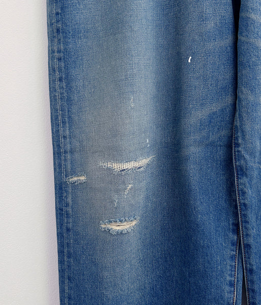 DIGAWEL/Distressed jeans (FADE NAVY)