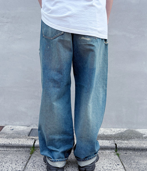 DIGAWEL/Distressed jeans (FADE NAVY)