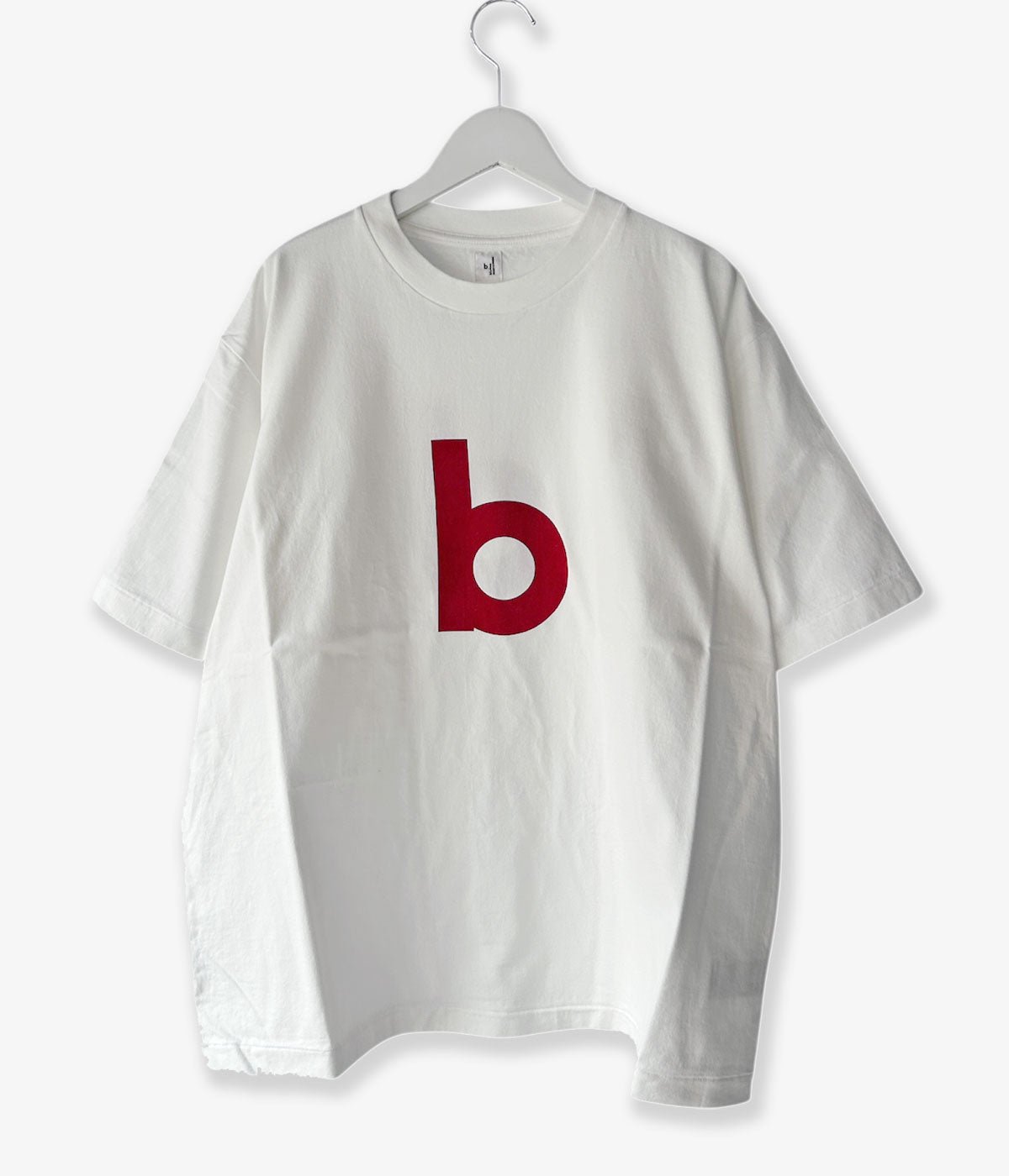 【新品未使用】blurhms Print Tee WIDE for+81 blurhms ROOTSTOCK/bd Print Tee WIDE (White×Red-PT)