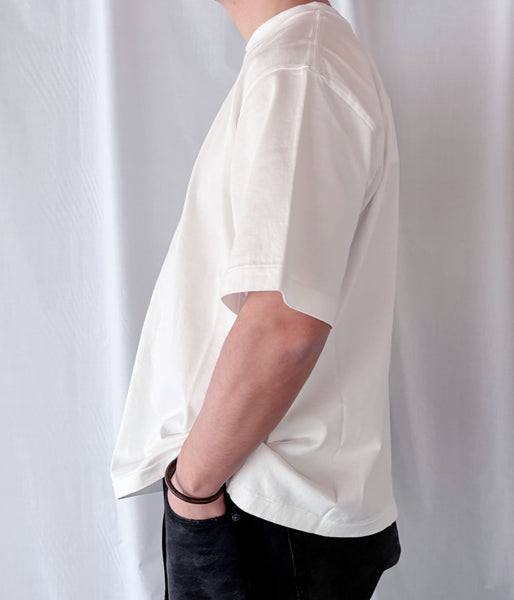 blurhms ROOTSTOCK/bd Print Tee WIDE (White×Red-PT)