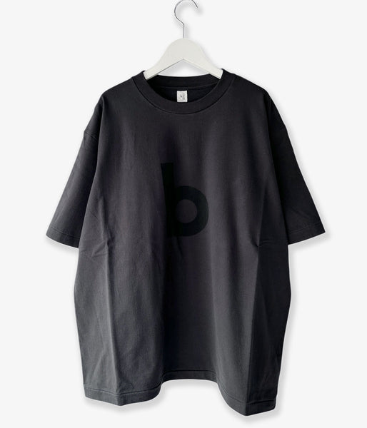 blurhms ROOTSTOCK/bd Print Tee WIDE (InkBlack×Black-PT)
