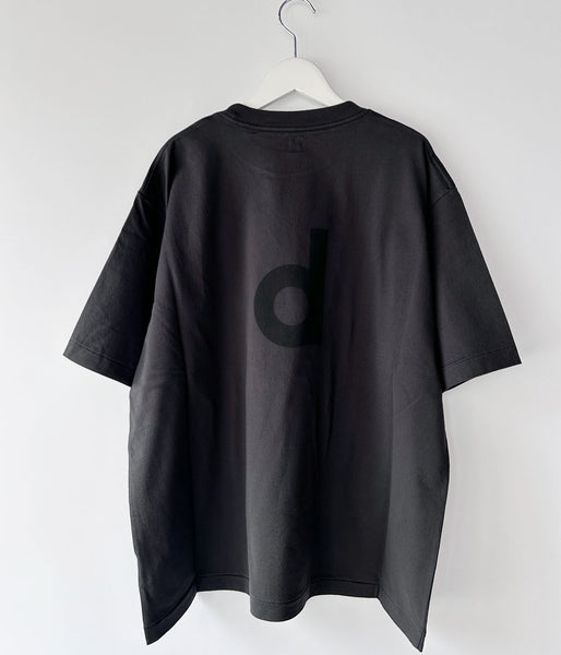 blurhms ROOTSTOCK/bd Print Tee WIDE (InkBlack×Black-PT)