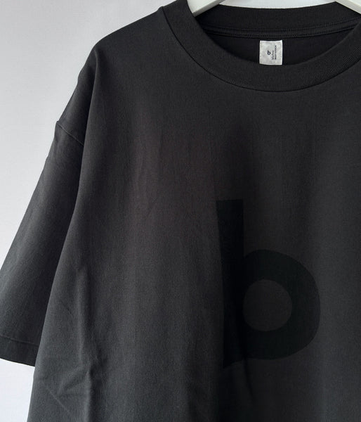 blurhms ROOTSTOCK/bd Print Tee WIDE (InkBlack×Black-PT)