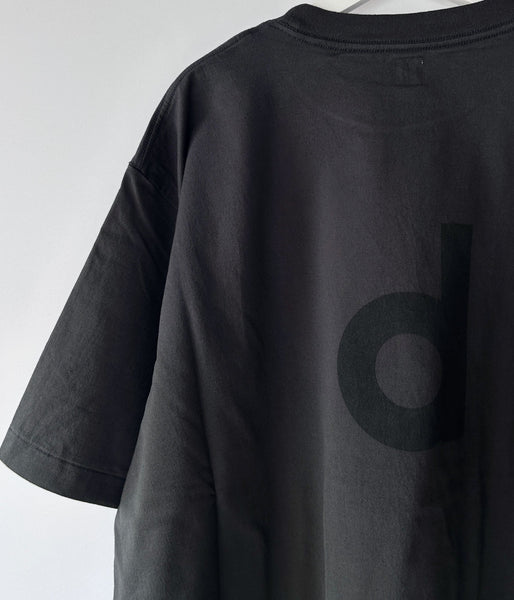 blurhms ROOTSTOCK/bd Print Tee WIDE (InkBlack×Black-PT)
