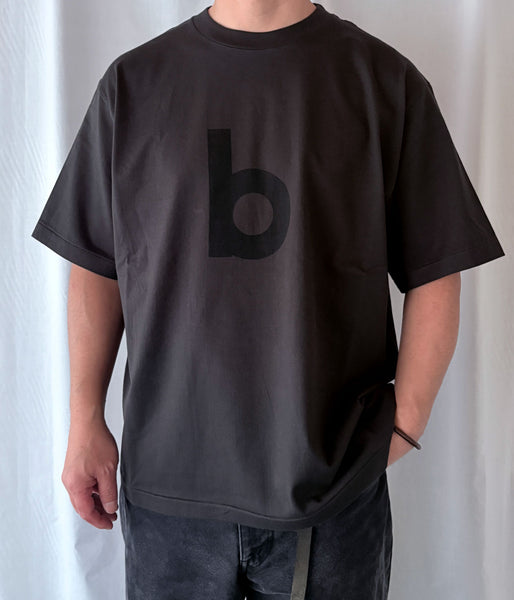 blurhms ROOTSTOCK/bd Print Tee WIDE (InkBlack×Black-PT)