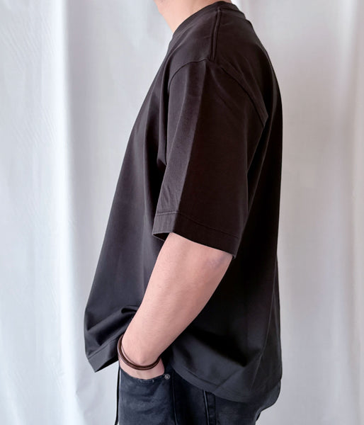 blurhms ROOTSTOCK/bd Print Tee WIDE (InkBlack×Black-PT)