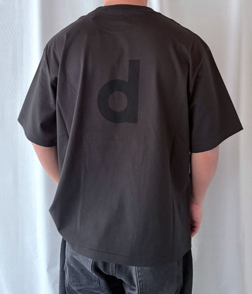blurhms ROOTSTOCK/bd Print Tee WIDE (InkBlack×Black-PT)