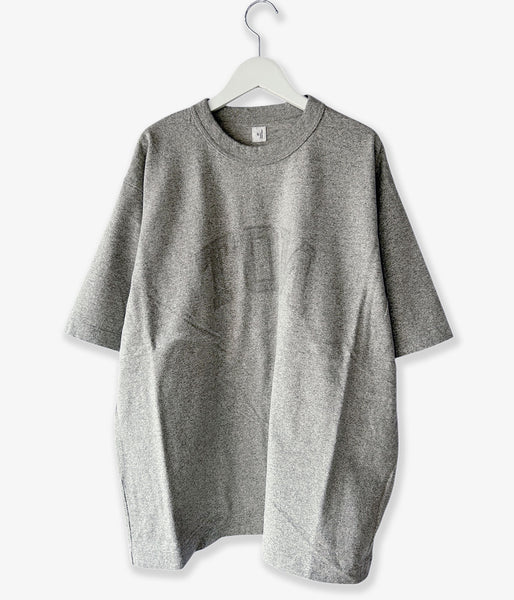 blurhms ROOTSTOCK/NOT-PRINCE 88/12 Print Tee WIDE (HeatherGrey×Fade/Grey-PT)