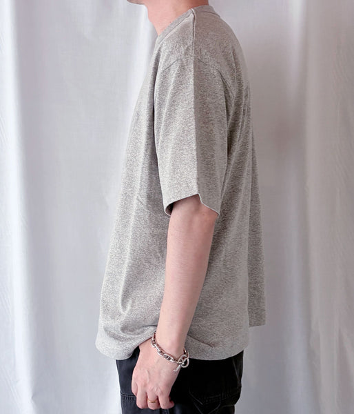 blurhms ROOTSTOCK/NOT-PRINCE 88/12 Print Tee WIDE (HeatherGrey×Fade/Grey-PT)